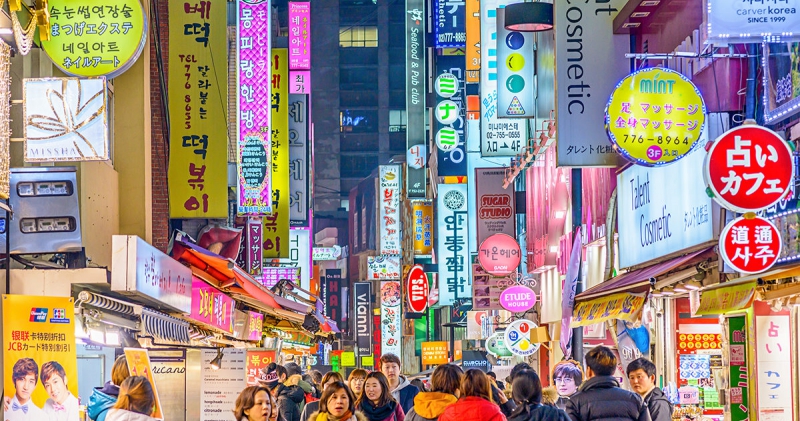 Passpod, Myeongdong, Korea, belanja di Myeongdong, Liburan di Korea, Myeongdong Street
